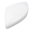 Side Mirror Cover Exterior Rearview Mirror Cover Cap Unpainted White
