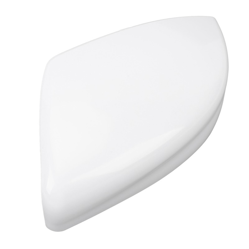 Side Mirror Cover Exterior Rearview Mirror Cover Cap Unpainted White