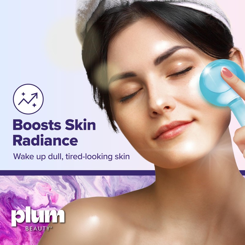 Plum Beauty Facial Ice Globes - Cooling Massage Tools for