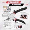 Yeanifeana Angle Miter Shears, Multi-Angle Adjustable 45°-135° Heavy Duty Trim