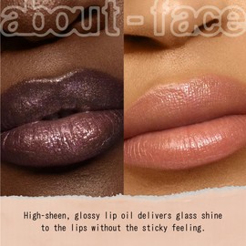 about-face Light Lock Lip Gloss Please Obey– Non-Sticky, High-Shine Lip Oil Gloss with Coconut Oil, Peppermint & Lavender – Vegan, Cruelty-Free, Clean Beauty – 0.21 oz (Iced Lavender)