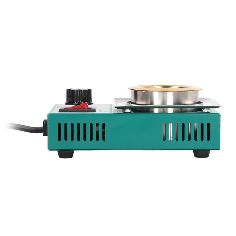 150W Round Solder Pot Stainless Steel Ti Plating Electronic Soldering
