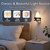 ZwwYvv Night Light Bulbs,E12 Candelabra Base,4 Watt/C7/120V Decorative Bulb,Warm White,6