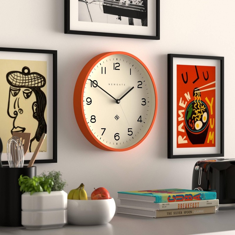 NEWGATE® Number Three Echo Wall Clock | Modern Round Clock