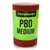 Sandpaper Roll, Medium K80, 115 mm x 5 m, Sandpaper