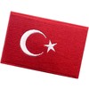 Turkey Flag Embroidered Iron On Sew On Patch