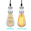 Wuudi 6 x Vintage Edison E27 Socket Ceiling Socket Pendant