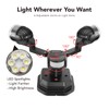 OREiN Motion Sensor Outdoor Security Lights, Dual-Head Adjustable LED Flood