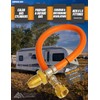 Xtremeauto 0.5M Orange LPG Pigtail Hose Pipe – High Pressure