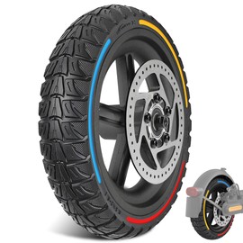 GLDYTIMES 8.5x2.0 Inches Scooter Wheel Hub Tire with 110mm Disc Brake，Fit for Xioami M365/1S, Fit for Gotrax GXL V2/ XR Elite/APEX MAX Electric Scooter, Off Road Solid Tire, Anti-explosion Tyre