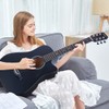 Lankro 38 inch Guitar Black Acoustic Guitar Beginner kit Adult