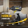 RIDA Cordless Brushless Impact Driver 180N.m, 20V Electric Impact Drill/Driver