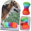 2Pcs Dog Plush Vocal Toy, Bone Shape, Pet Chewing Tools
