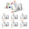 ASD 6 Pack 4 Inch Gimbal LED Recessed Lighting with