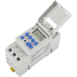 Baomain Programmable White Kitchen Timer Ac 220V 240V Rechargeable Battery 16A 168H