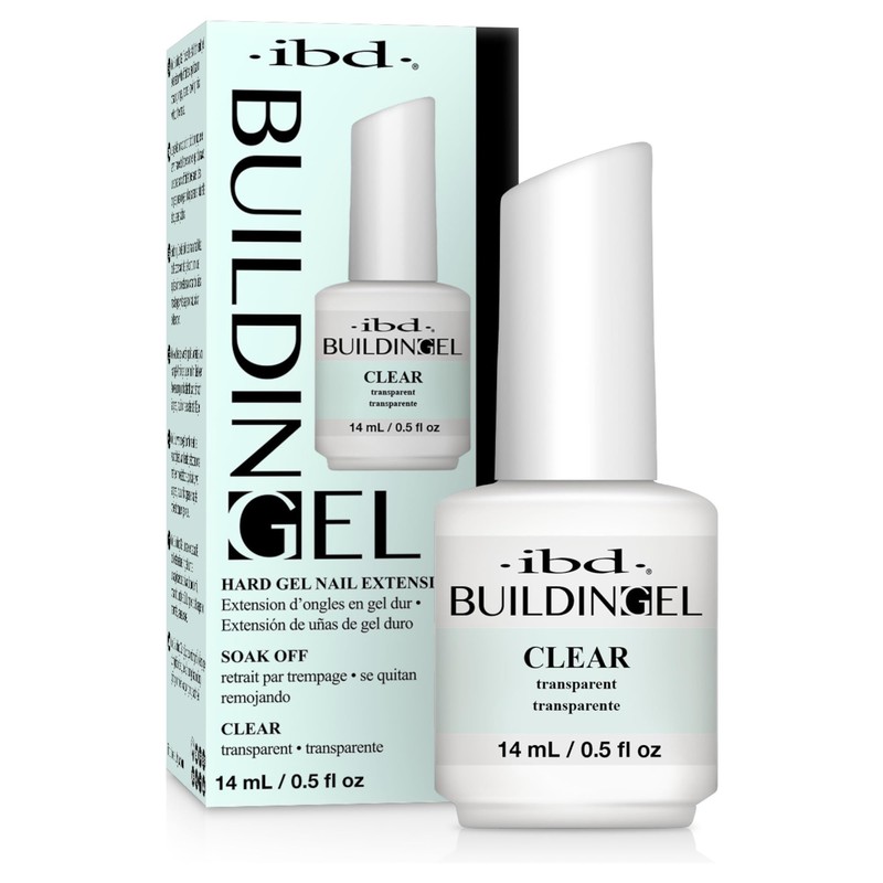 IBD Building Gel Clear – Hard Builder Gel for Nails