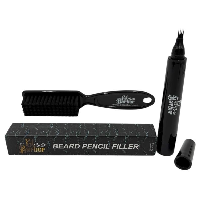 El Barber Beard & Eyebrow Pencil Filler Makeup Blend:_Light Brown
