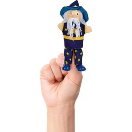 Goki - Finger Puppet with Legs, Wizard, Multi-Colour (51526)