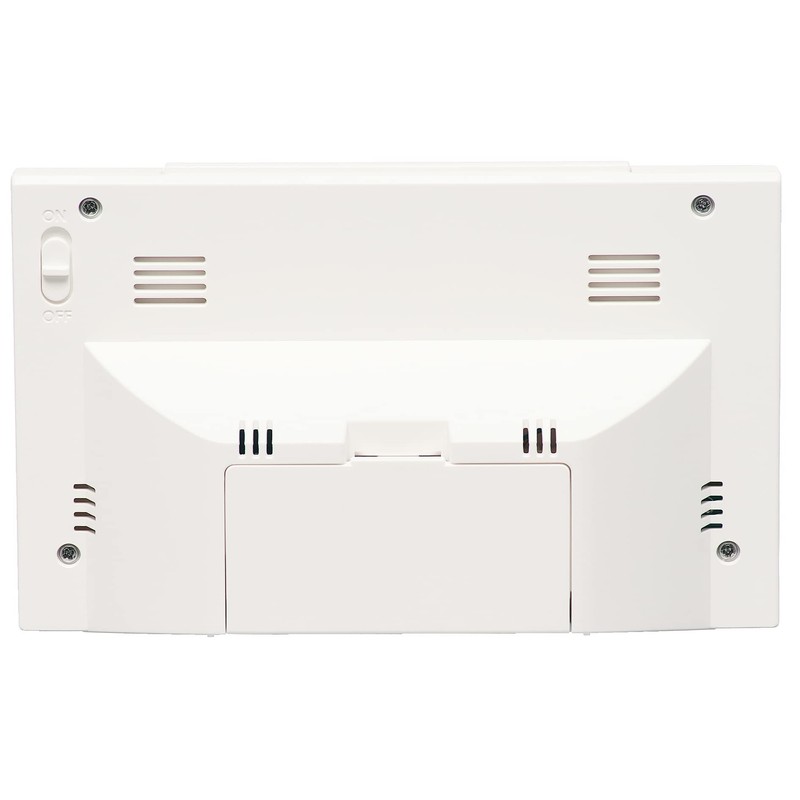 Seiko Clock SQ789W Table Clock, White, Product Size: 3.6 x