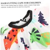 WOONEKY Hair Cutting Cape for Kids Dinosaur Pattern Barber Cape