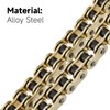 HILAKE 520 Motorcycle Chain 120 Links O-Ring with Connecting Master