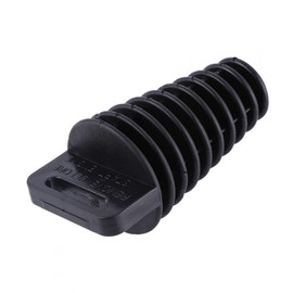 Muffler Exhaust Wash Plug, Dirt Bike Exhaust Plug Exhaust Tail Pipe Plug Rubber Muffler Pipe Exhaust Rubber Wash Plug for Motorcycle for ATV(Black)