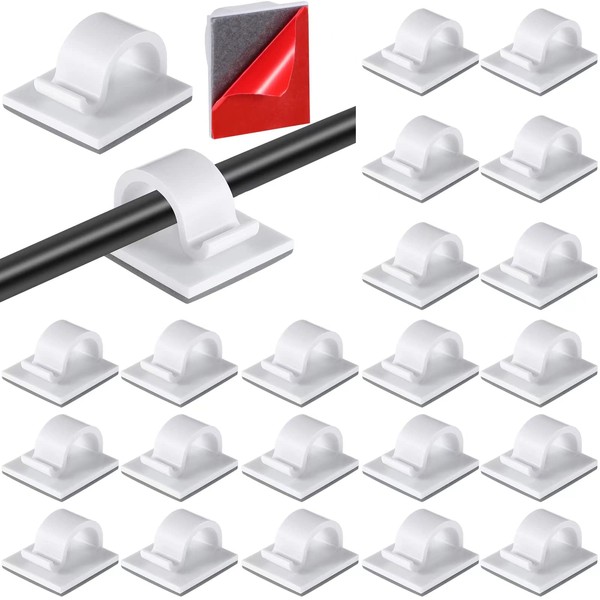 Namalu 60 Pieces Mini Cable Clips Hooks Christmas Light Clips