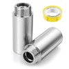 cobee Shower Head Extension Arm 2 Pieces Stainless Steel 50