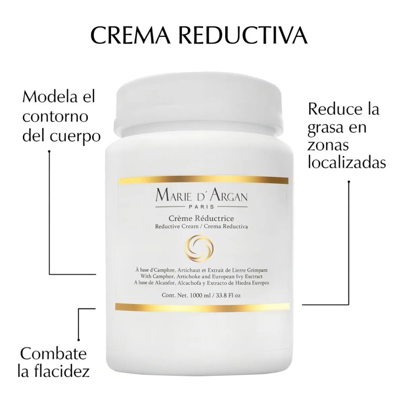 Crema Reductiva Marie D'argan Elimina Grasa Celulitis Estria Bote