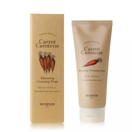 Skinfood 스킨푸드 캐롯 카로틴 밸런싱 클렌징 폼 150ml (당근폼) Skin Food Carrot Carotene Balancing Cleansing Foam 150ml (Carrot Foam)