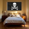 Skull Bones Flag 4x6 FT, Double Sided Pirate Jolly Roger