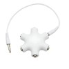 ULTRICS Audio Splitter 3.5mm Jack with 5 Ports, Multi Stereo