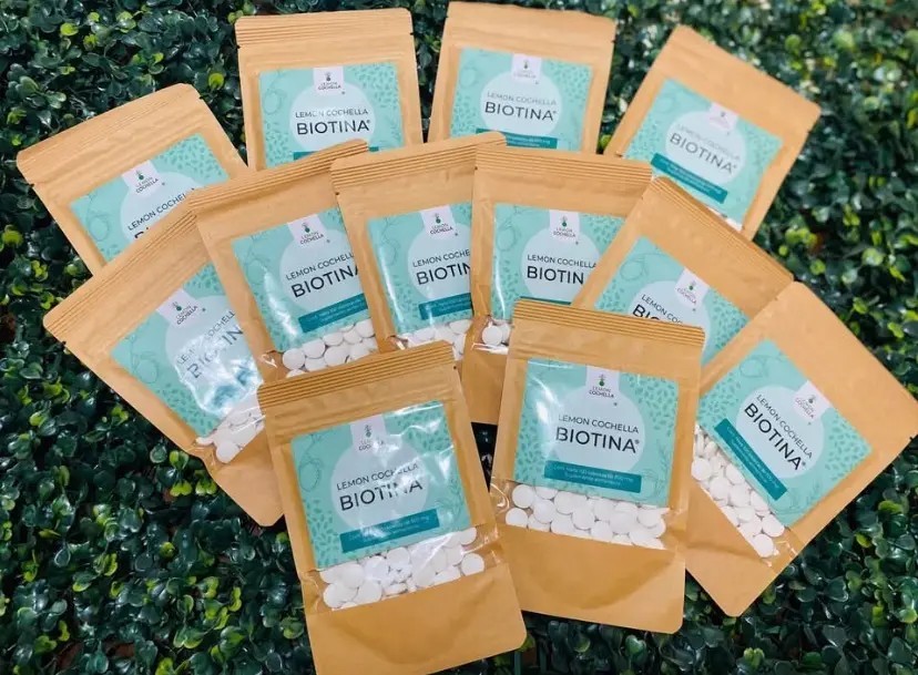 Biotina Lemon Cochella. 2 Bolsas -100 Tabletas