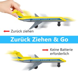 Wir besorgen spielzeug für flugzeuge, metallflugzeuge für mädchen, 3.4,5 jahre alte jungen und mädchen, pressen modellmodelle für flugzeuge für kinder, mit denen sie geburtstagsgeschenke für ihre kind
