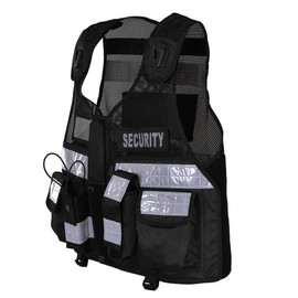 RAC3 Tactical Vest Security, Police, Enforcement, CCTV, Dog Handler Tac Vest (Black)