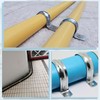 sourcing map 6Pcs Rigid Pipe Straps, 25mm(0.98") 304 Stainless Steel