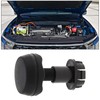 Be In Your Mind 2 Pcs Black Rubber Bonnet Stopper