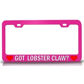Custom Brother - GOT Lobster Claw Flowers Metal Car SUV Truck License Plate Frame Pn z84