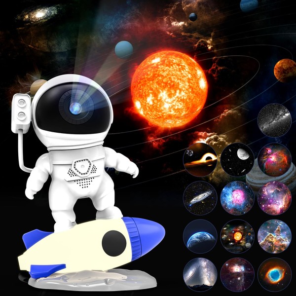 Nawchedo Star Projector, Astronaut Galaxy Projector 13 in 1 Planetarium