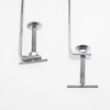 Micro Traders 4Pcs Profile Bricklaying Clamp, 12 Inch Galvanized Steel
