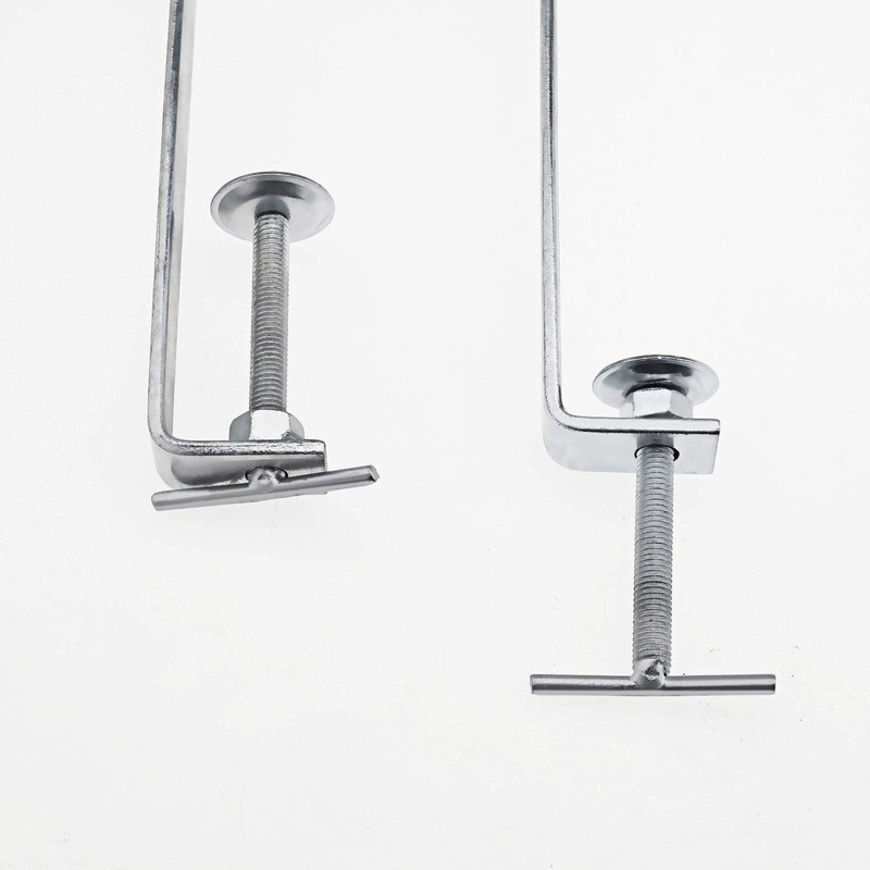 Micro Traders 4Pcs Profile Bricklaying Clamp, 12 Inch Galvanized Steel