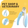 Cat Nail Clippers, Whale Shape, Blue and White (Blue)