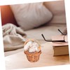 STOBAZA Tiny Baskets Set 5pcs Mini Woven Straw Baskets Home