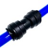 W4 Equal Straight Connector - Black
