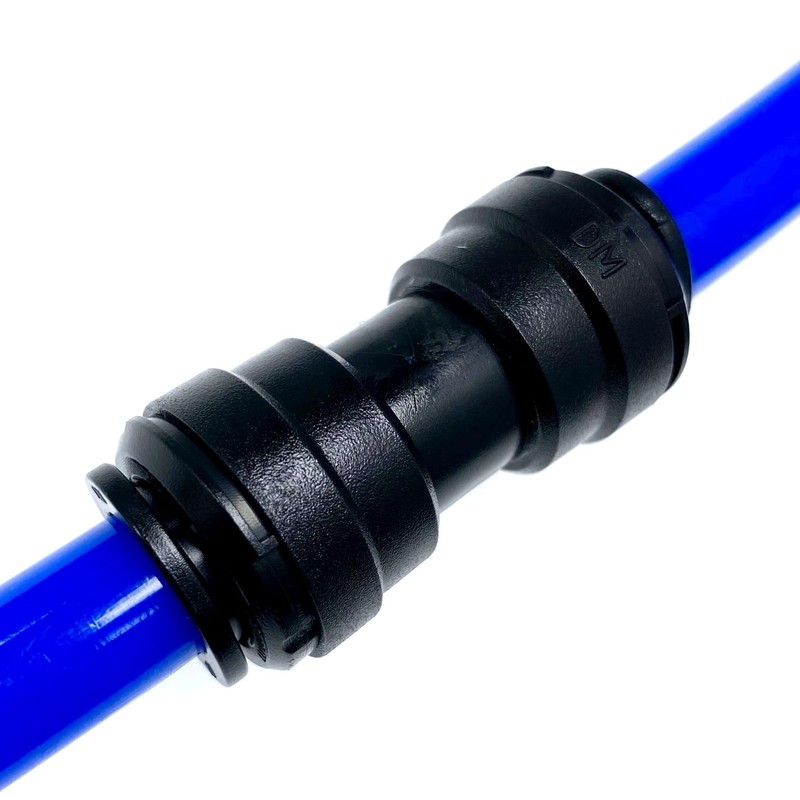 W4 Equal Straight Connector - Black
