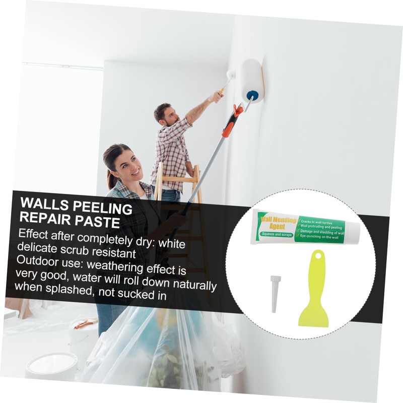 LALAFINA 1 Set Wall Repair Cream Wall Mending Agent with