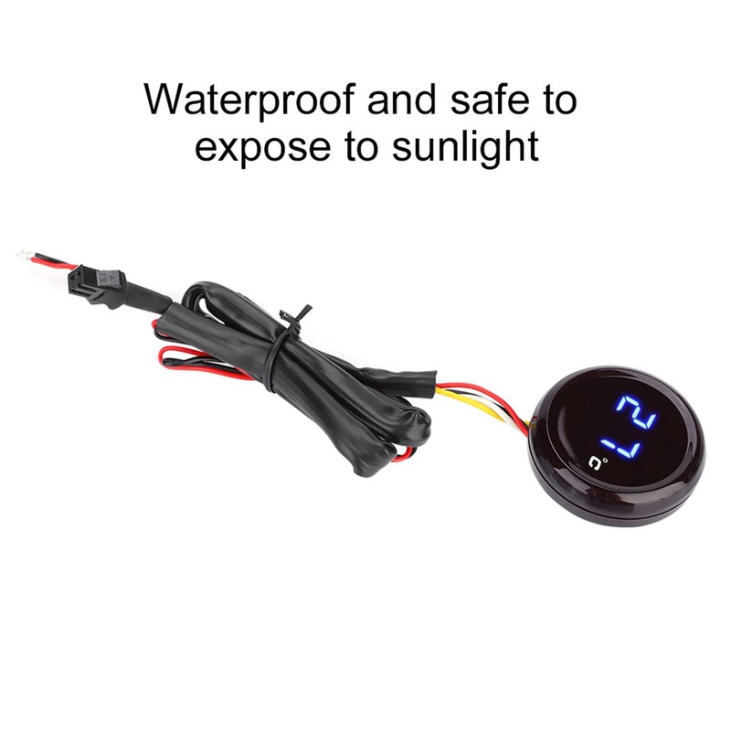 Naroote Termometro Digitale Indicatore Temperatura Acqua Moto Adatto per Adatto