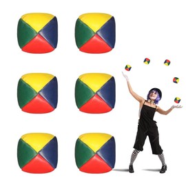 Juggling Balls, Set of 6, Mini Juggling Balls for Beginners, Soft, Durable, Water-Resistant, Juggling Balls with Instructions (English language not guaranteed), Professional Juggling Balls, Easy to