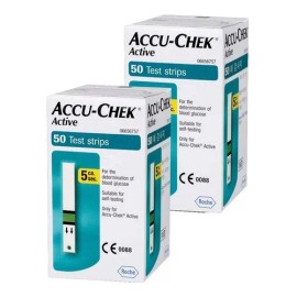 Tiras Reactivas Accu Chek Active X 100 Color Verde Lima