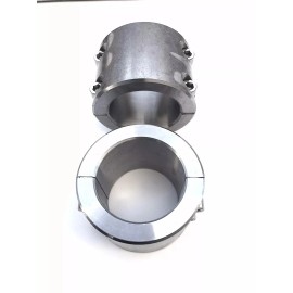 Sikk 2 Steel bolt on tube clamps 1.75" 1 3/4 universal roll cage mount cage bung jeep